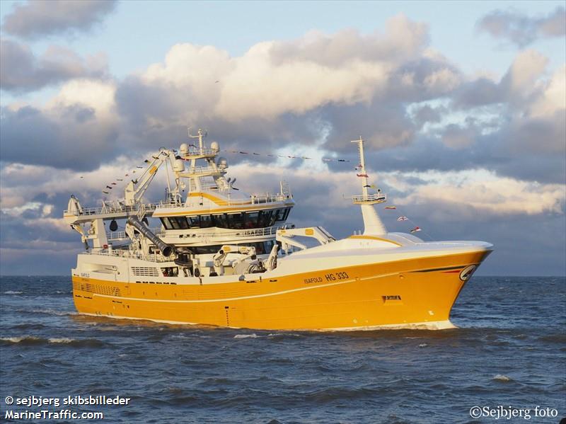 isafold gh333 (Fishing Vessel) - IMO 9900239, MMSI 219030593, Call Sign OZUV under the flag of Denmark