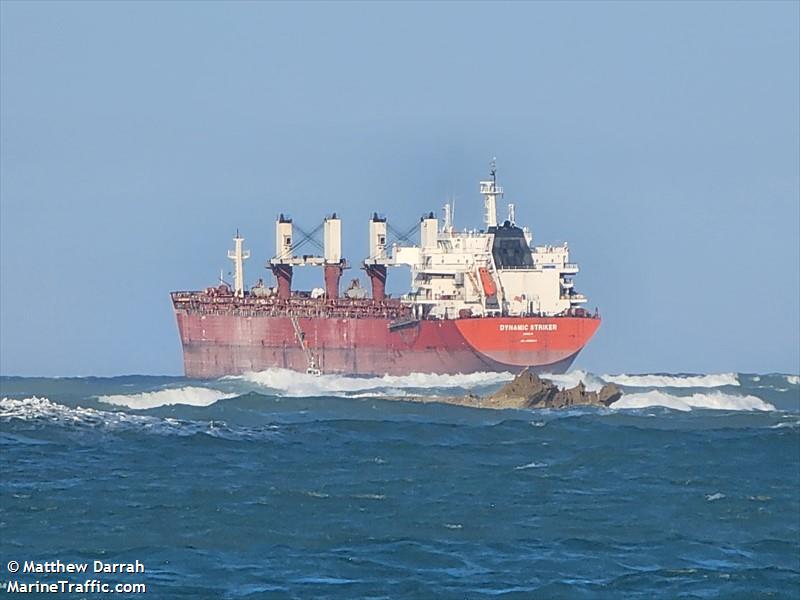 dynamic striker (Bulk Carrier) - IMO 9493652, MMSI 232041692, Call Sign MLJO6 under the flag of United Kingdom (UK)