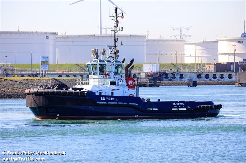 sd rebel (Tug) - IMO 9600774, MMSI 245255000, Call Sign PFIO under the flag of Netherlands