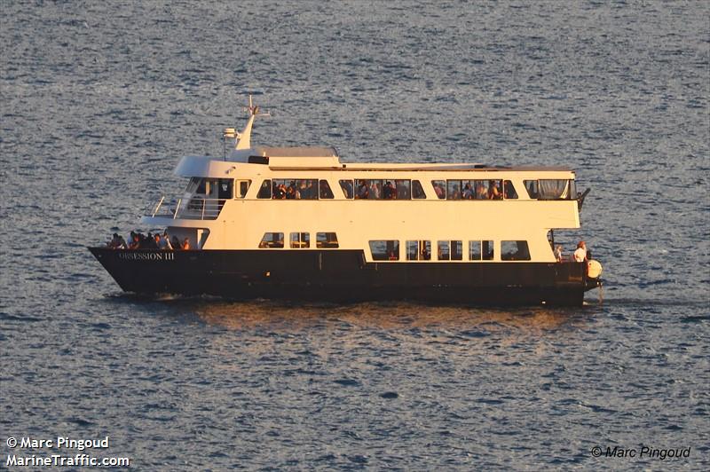 obsession 3 (Passenger ship) - IMO , MMSI 316048587 under the flag of Canada