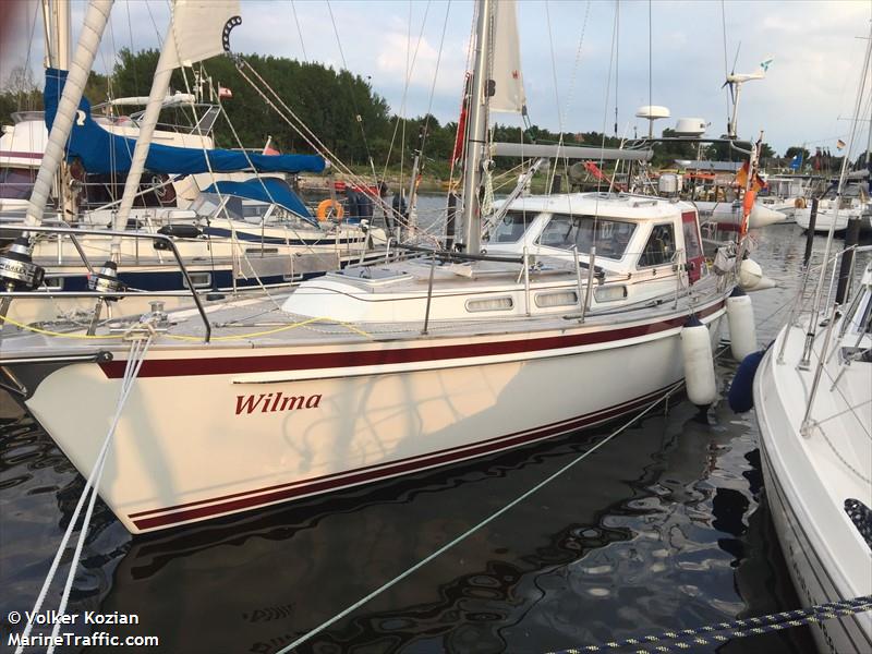wilma (Sailing vessel) - IMO , MMSI 211594700, Call Sign DJ5938 under the flag of Germany