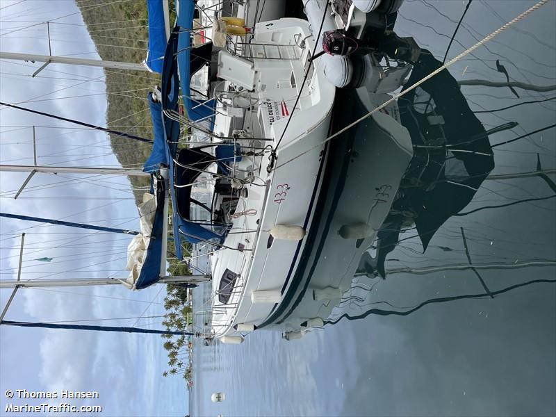 beli dulce (Sailing vessel) - IMO , MMSI 219030280, Call Sign XPH8685 under the flag of Denmark
