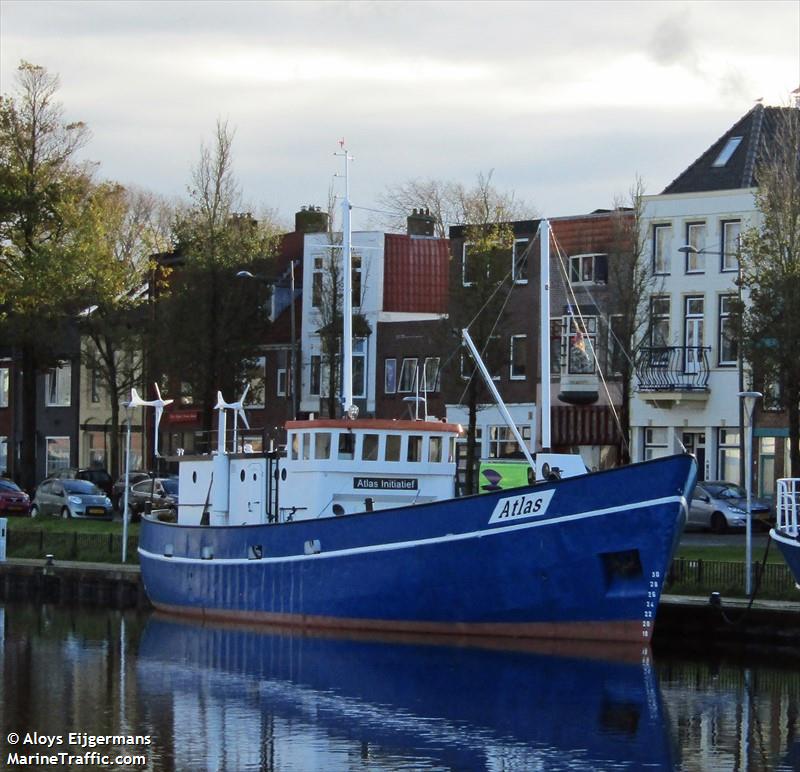 atlas (Fishing Vessel) - IMO 7415010, MMSI 244315799, Call Sign PD8108 under the flag of Netherlands