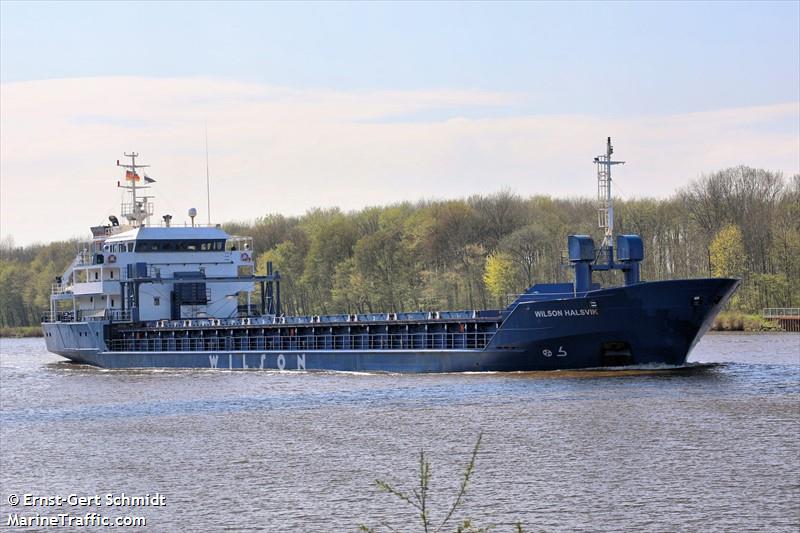 wilson halsvik (General Cargo Ship) - IMO 9017422, MMSI 314630000, Call Sign 8PBK5 under the flag of Barbados