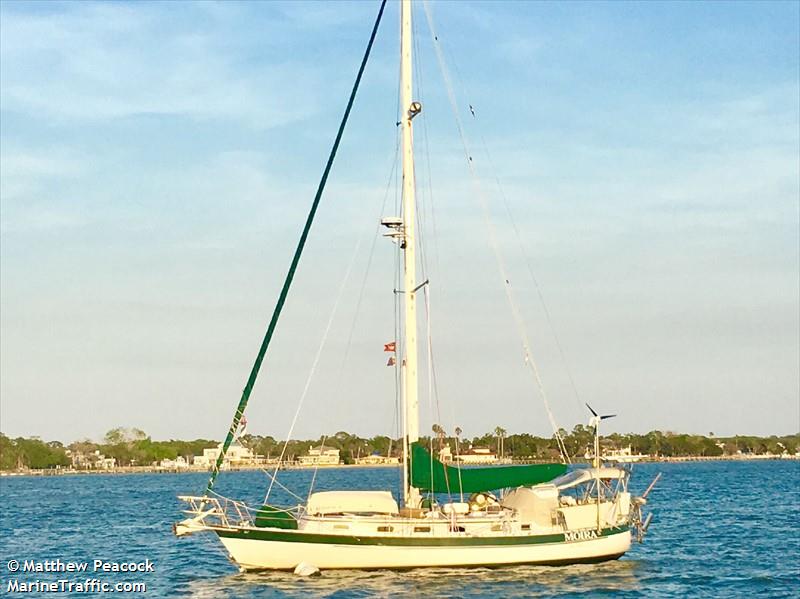 moira (Sailing vessel) - IMO , MMSI 366820660, Call Sign WDA5490 under the flag of United States (USA)