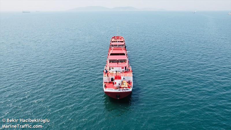 my efekan 1 (General Cargo Ship) - IMO 9048639, MMSI 577565000, Call Sign YJXJ5 under the flag of Vanuatu