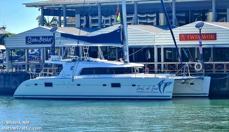 soul of sea (Pleasure craft) - IMO , MMSI 601142800, Call Sign ZR8636 under the flag of South Africa