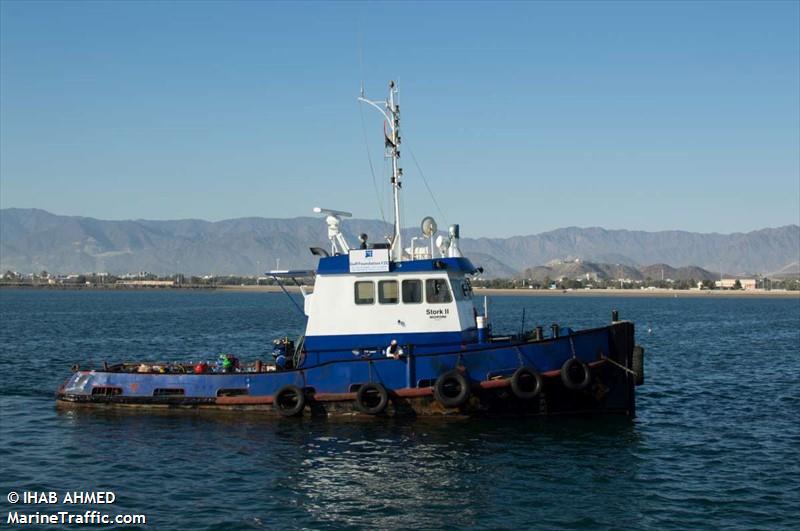 stork ii (Tug) - IMO 8433502, MMSI 620092000, Call Sign D6A2092 under the flag of Comoros