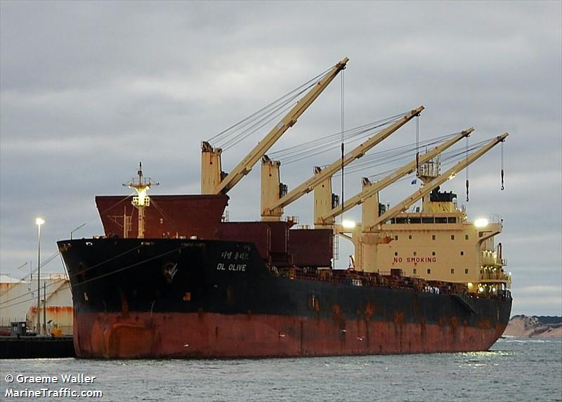 dl olive (Bulk Carrier) - IMO 9657014, MMSI 636021805, Call Sign 5LFT7 under the flag of Liberia