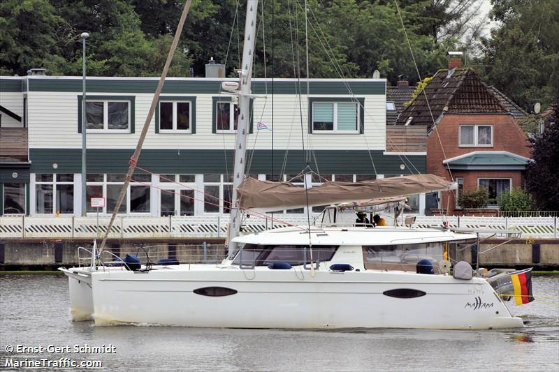 mahana (Sailing vessel) - IMO , MMSI 211661080, Call Sign DJ7047 under the flag of Germany