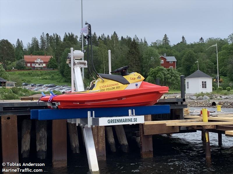 rescue oddfellow b11 (-) - IMO , MMSI 265811980, Call Sign 7SA2860 under the flag of Sweden