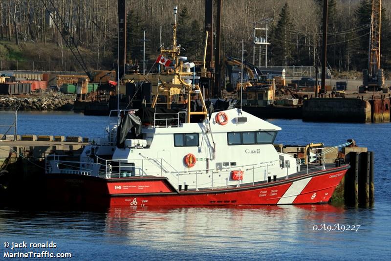 chignecto bay (SAR) - IMO , MMSI 316045112 under the flag of Canada
