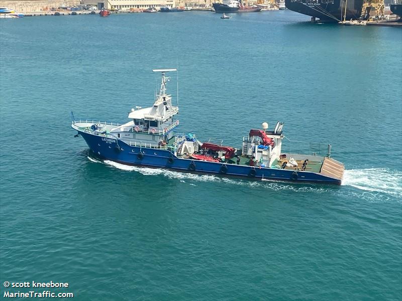lathron (Fishing Vessel) - IMO 8659895, MMSI 642122089, Call Sign 5AVX under the flag of Libya