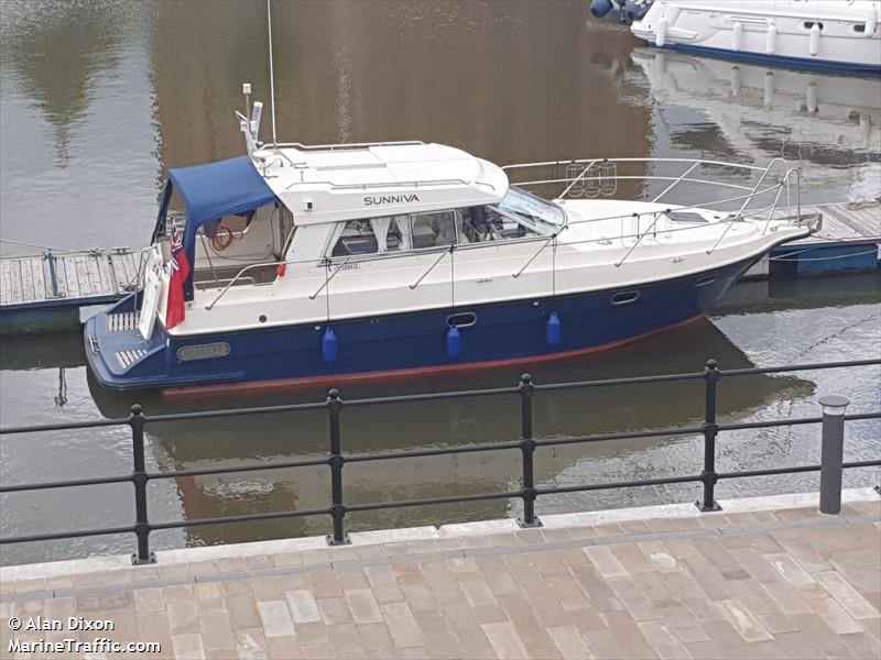 sunniva (Pleasure craft) - IMO , MMSI 235061513, Call Sign 2AOD4 under the flag of United Kingdom (UK)