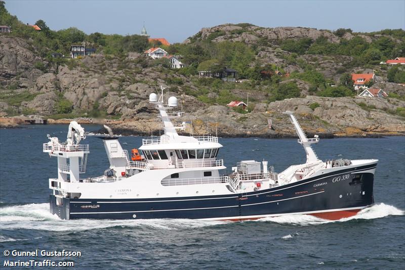 carmona (Fishing Vessel) - IMO 9921805, MMSI 265043000, Call Sign SBNJ under the flag of Sweden