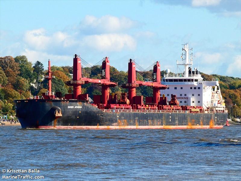sider athena (Bulk Carrier) - IMO 9657844, MMSI 352001355, Call Sign 3E2116 under the flag of Panama