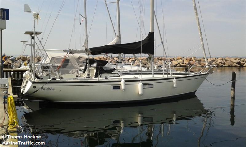 patricia (Sailing vessel) - IMO , MMSI 265672420, Call Sign 8SY8397 under the flag of Sweden