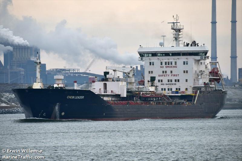 chem leader (Chemical/Oil Products Tanker) - IMO 9402835, MMSI 271050193, Call Sign TCA6990 under the flag of Turkey