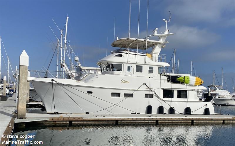 gitana (Pleasure craft) - IMO , MMSI 368258670, Call Sign WDN2083 under the flag of United States (USA)