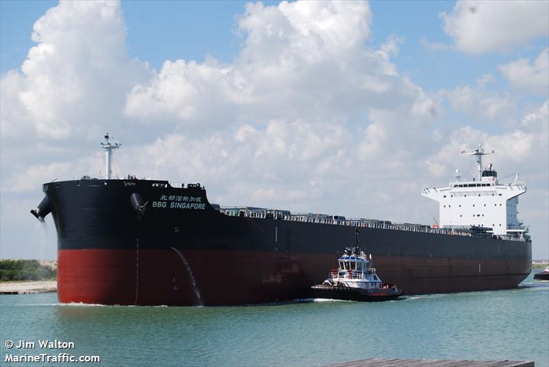 bbg singapore (Bulk Carrier) - IMO 9929027, MMSI 636020828, Call Sign 5LAX5 under the flag of Liberia