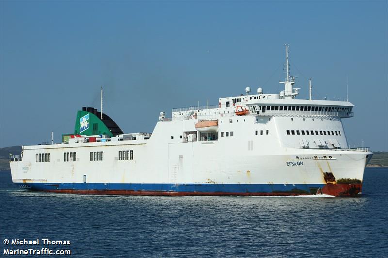 epsilon (Passenger/Ro-Ro Cargo Ship) - IMO 9539054, MMSI 210425000, Call Sign 5BZX5 under the flag of Cyprus