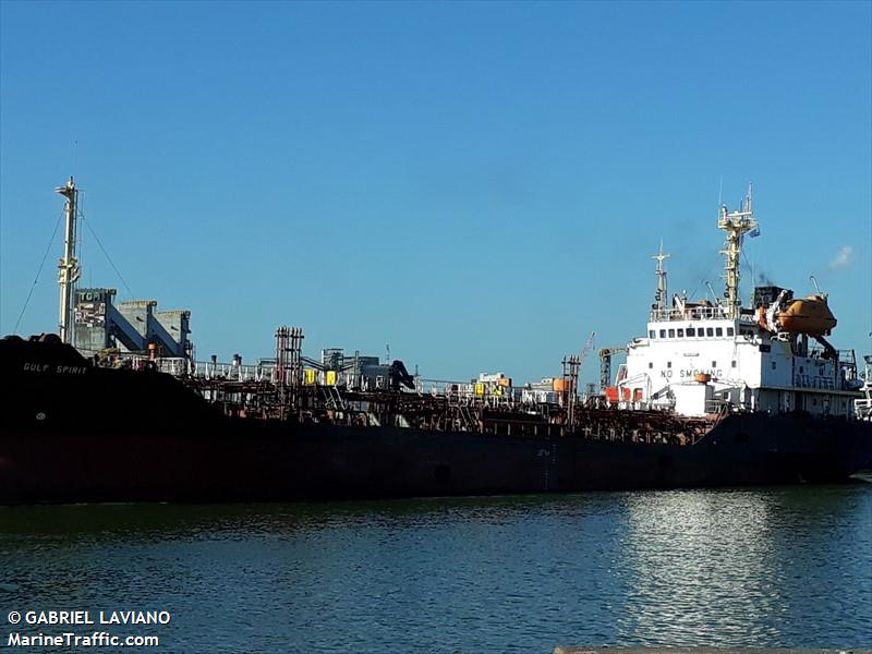 gulf spirit (Oil Products Tanker) - IMO 8820133, MMSI 214182675, Call Sign ER2675 under the flag of Moldova