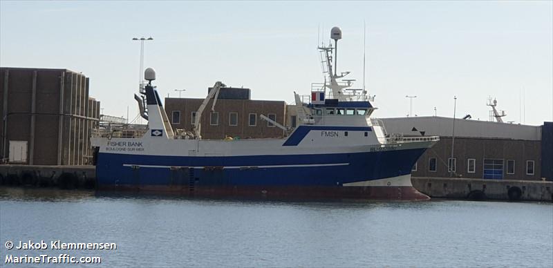 fisher bank (Fishing Vessel) - IMO 9193549, MMSI 228425800, Call Sign FMSN under the flag of France
