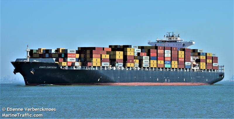 conti cortesia (Container Ship) - IMO 9293753, MMSI 229945000, Call Sign 9HA5641 under the flag of Malta