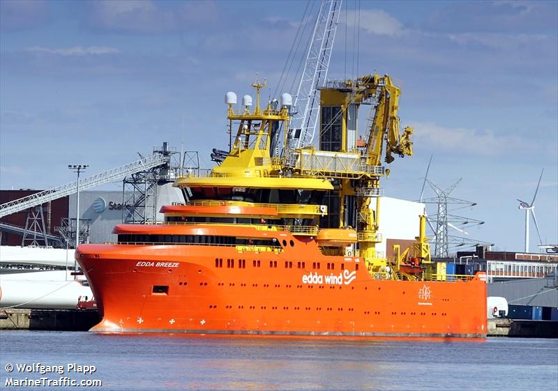 edda breeze (Work/Repair Vessel) - IMO 9915923, MMSI 257966000, Call Sign LALI8 under the flag of Norway