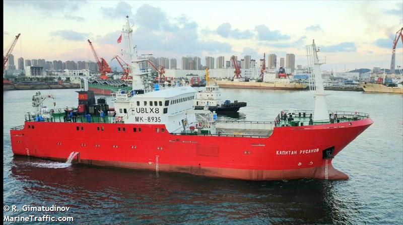 kapitan rusanov (Fishing Vessel) - IMO 9888950, MMSI 273615710, Call Sign UBLX8 under the flag of Russia