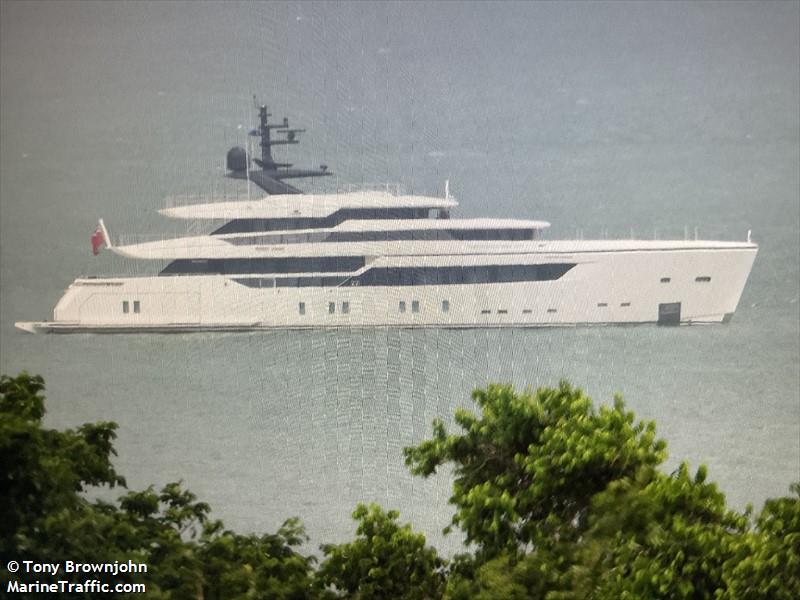 aix (Yacht) - IMO 9963059, MMSI 319424900, Call Sign Z4QX under the flag of Cayman Islands