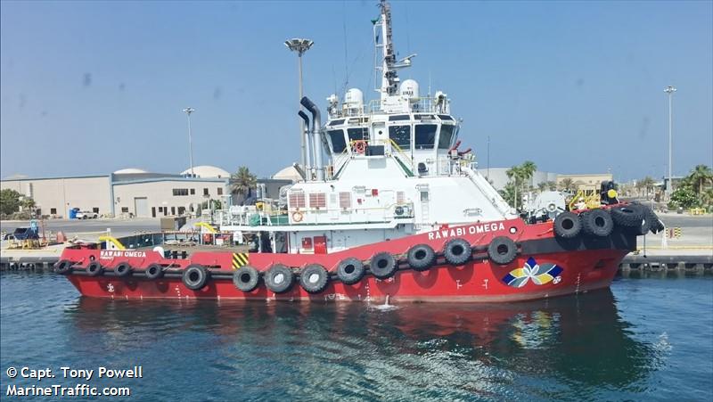 rawabi omega (Tug) - IMO 9937177, MMSI 572479220, Call Sign T2SW5 under the flag of Tuvalu