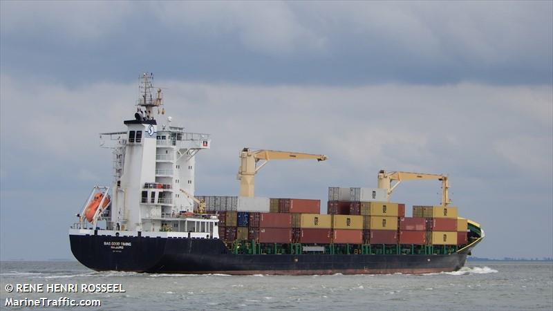 douala express (Container Ship) - IMO 9403463, MMSI 636093108, Call Sign 5LFX7 under the flag of Liberia