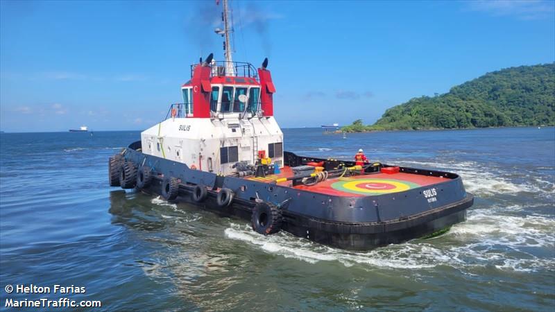 sulis (Tug) - IMO 9209623, MMSI 710024740, Call Sign PR6980 under the flag of Brazil