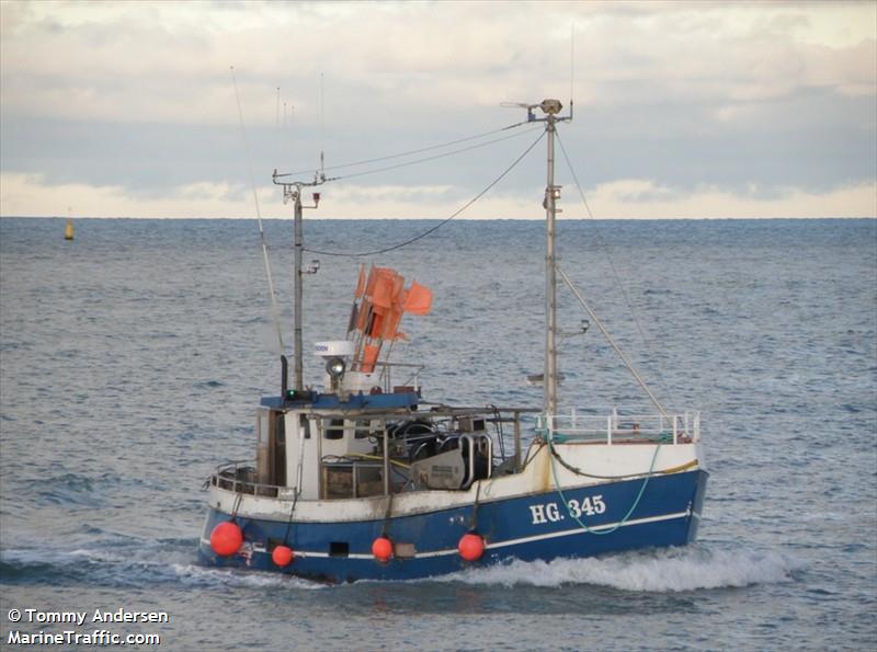 amanda ii (Fishing vessel) - IMO , MMSI 219007313, Call Sign OU5973 under the flag of Denmark
