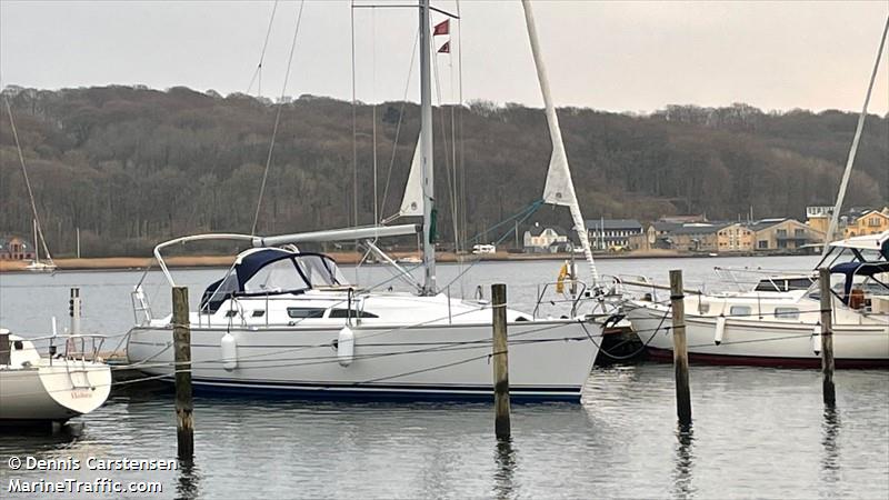 felipa (Sailing vessel) - IMO , MMSI 219029526, Call Sign XPH7987 under the flag of Denmark
