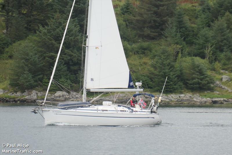sunshine (Pleasure craft) - IMO , MMSI 258107950, Call Sign LG3922 under the flag of Norway