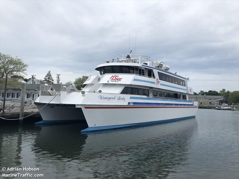 vineyard lady (Passenger Ship) - IMO 9097408, MMSI 367719150, Call Sign WDI6483 under the flag of United States (USA)