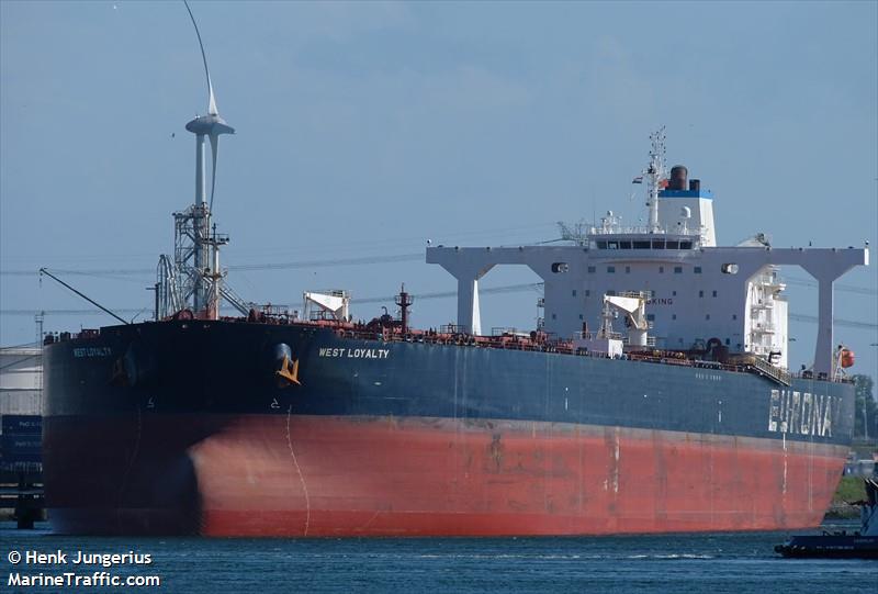 west loyalty (Crude Oil Tanker) - IMO 9537757, MMSI 538010014, Call Sign V7A5470 under the flag of Marshall Islands