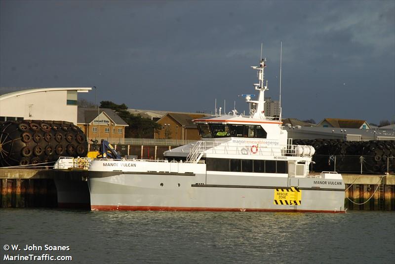 manor vulcan (Offshore Tug/Supply Ship) - IMO 9958925, MMSI 232042488, Call Sign MLRK6 under the flag of United Kingdom (UK)