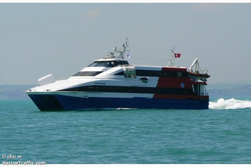 esrefjale (Passenger Ship) - IMO 9053701, MMSI 271010098, Call Sign TCA2729 under the flag of Turkey