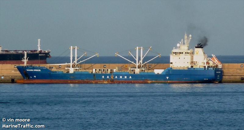 savanna breeze (Refrigerated Cargo Ship) - IMO 9791274, MMSI 311001159, Call Sign C6FP2 under the flag of Bahamas