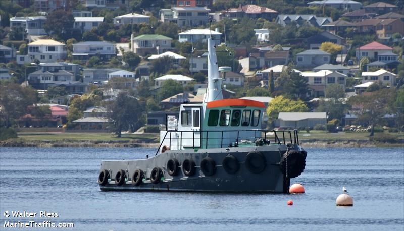 mv tawe (Tug) - IMO , MMSI 503020410, Call Sign 18782 under the flag of Australia