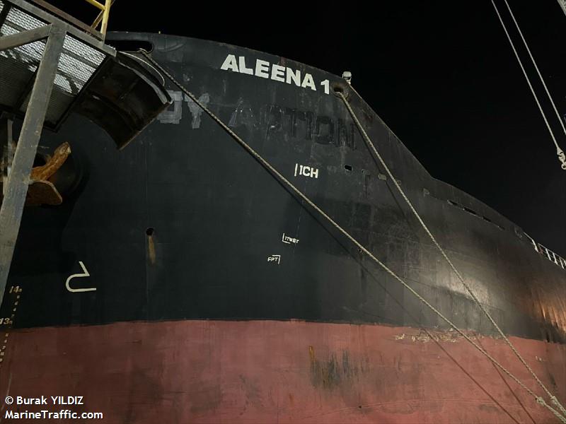 aleena 1 (Bulk Carrier) - IMO 9583627, MMSI 538009995, Call Sign V7A5438 under the flag of Marshall Islands