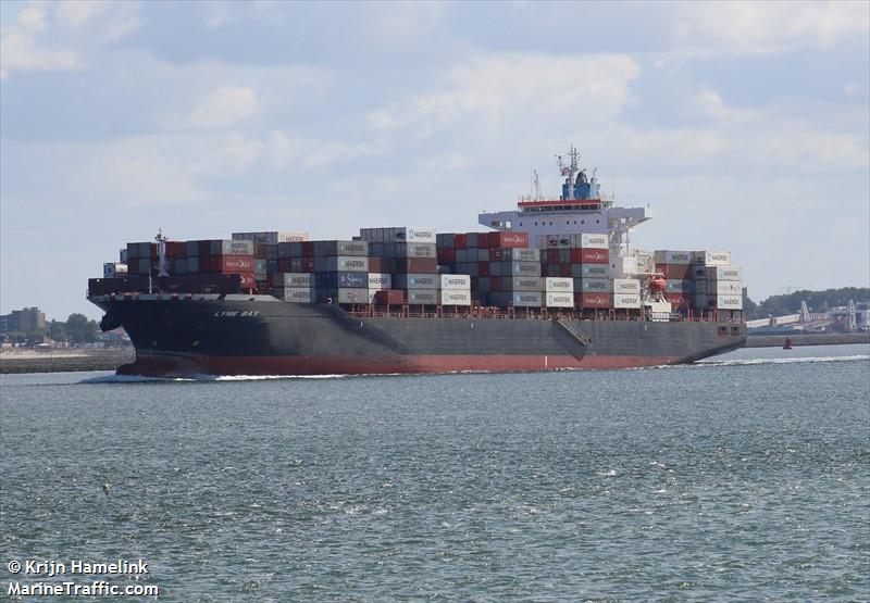 lyme bay (Container Ship) - IMO 9631113, MMSI 636093114, Call Sign D5EG5 under the flag of Liberia