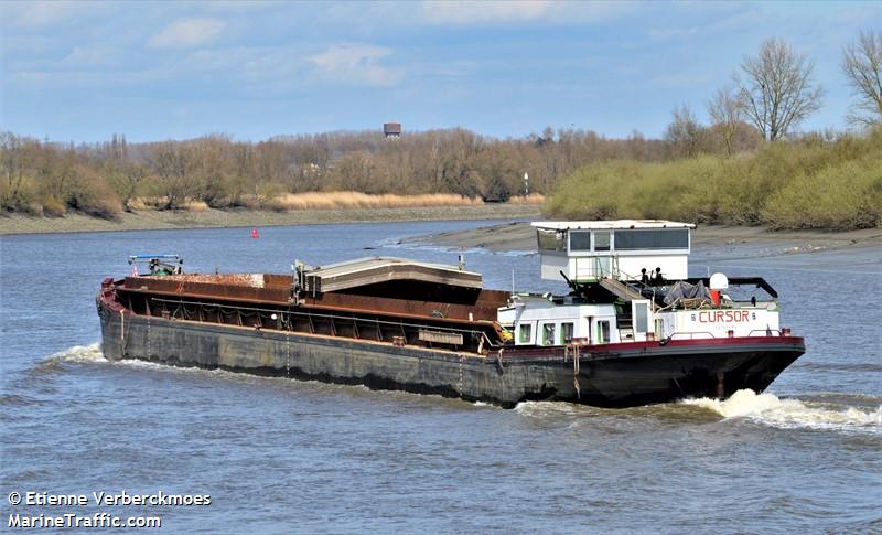 cursor (Cargo ship) - IMO , MMSI 205202190, Call Sign OT 2021 under the flag of Belgium