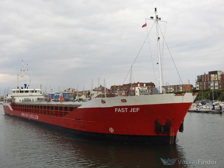 fast jef (General Cargo Ship) - IMO 9136101, MMSI 205465000, Call Sign ONEE under the flag of Belgium