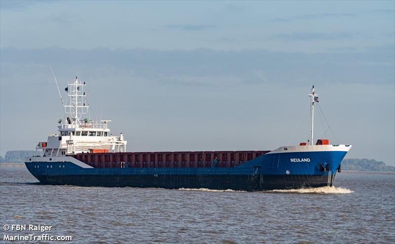 neuland (General Cargo Ship) - IMO 9117959, MMSI 218492000, Call Sign DFWF under the flag of Germany