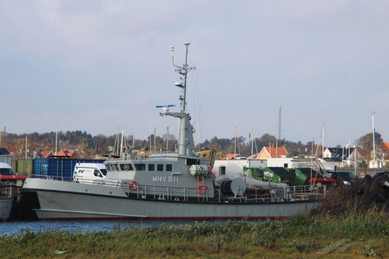 mhv 911 bopa (Military ops) - IMO , MMSI 219000174, Call Sign OVLK under the flag of Denmark