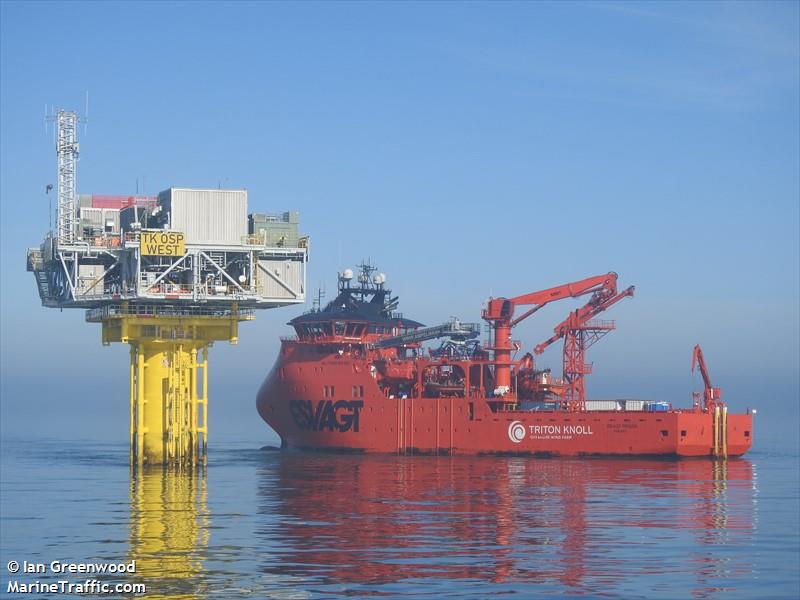 esvagt froude (Offshore Support Vessel) - IMO 9703461, MMSI 219590000, Call Sign OWWN2 under the flag of Denmark